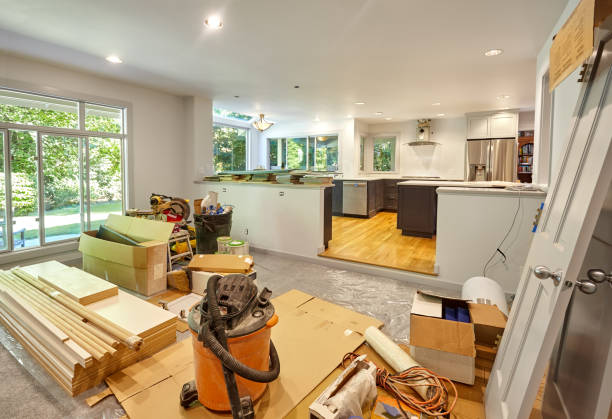 Professional Kitchen Island Installation technician working in Robbinsville, NJ